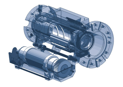 Driven feed roll